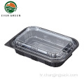 Plastik Tek Kullanımlık Yemek Hazırlığı Piknik Yemek Depolama Konteyneri